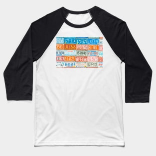 Vehicle rego plates Baseball T-Shirt